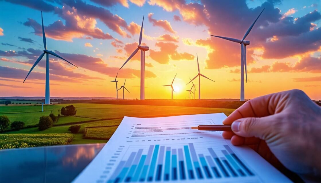 Sparande i vindkraftsandelar: Grön energi som investering