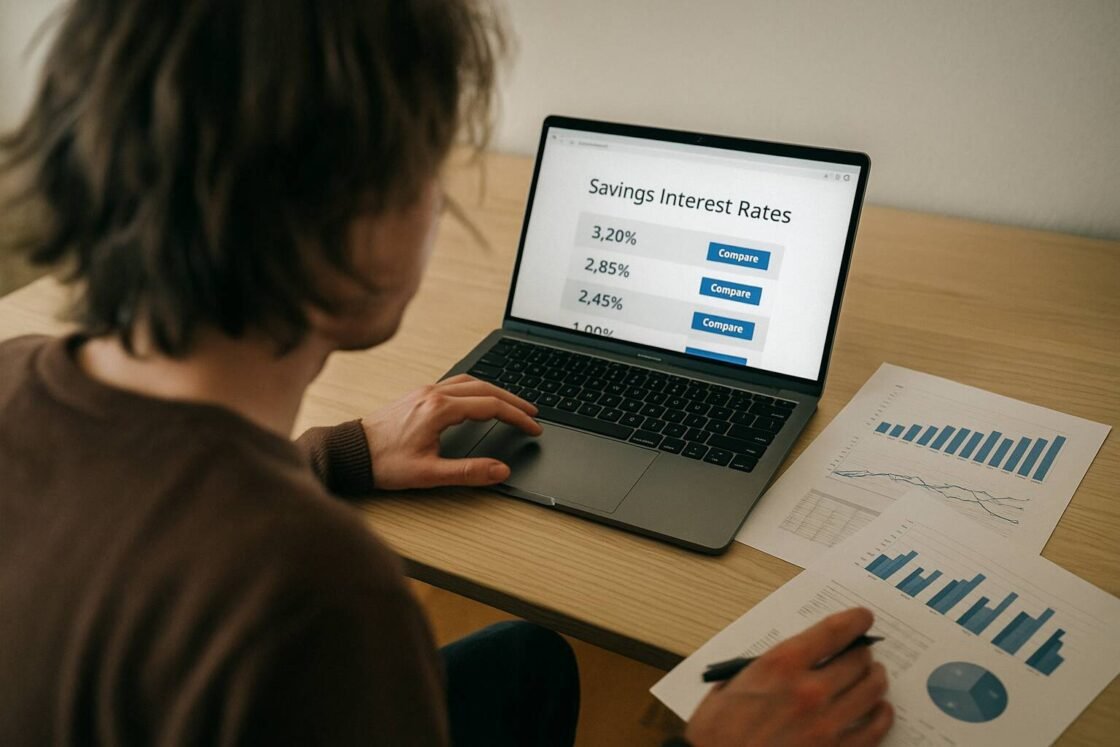 Jämför de bästa sparräntorna 2025 och lär dig strategier för att maximera din avkastning med rätt bankval, bindningstid och portföljoptimering.