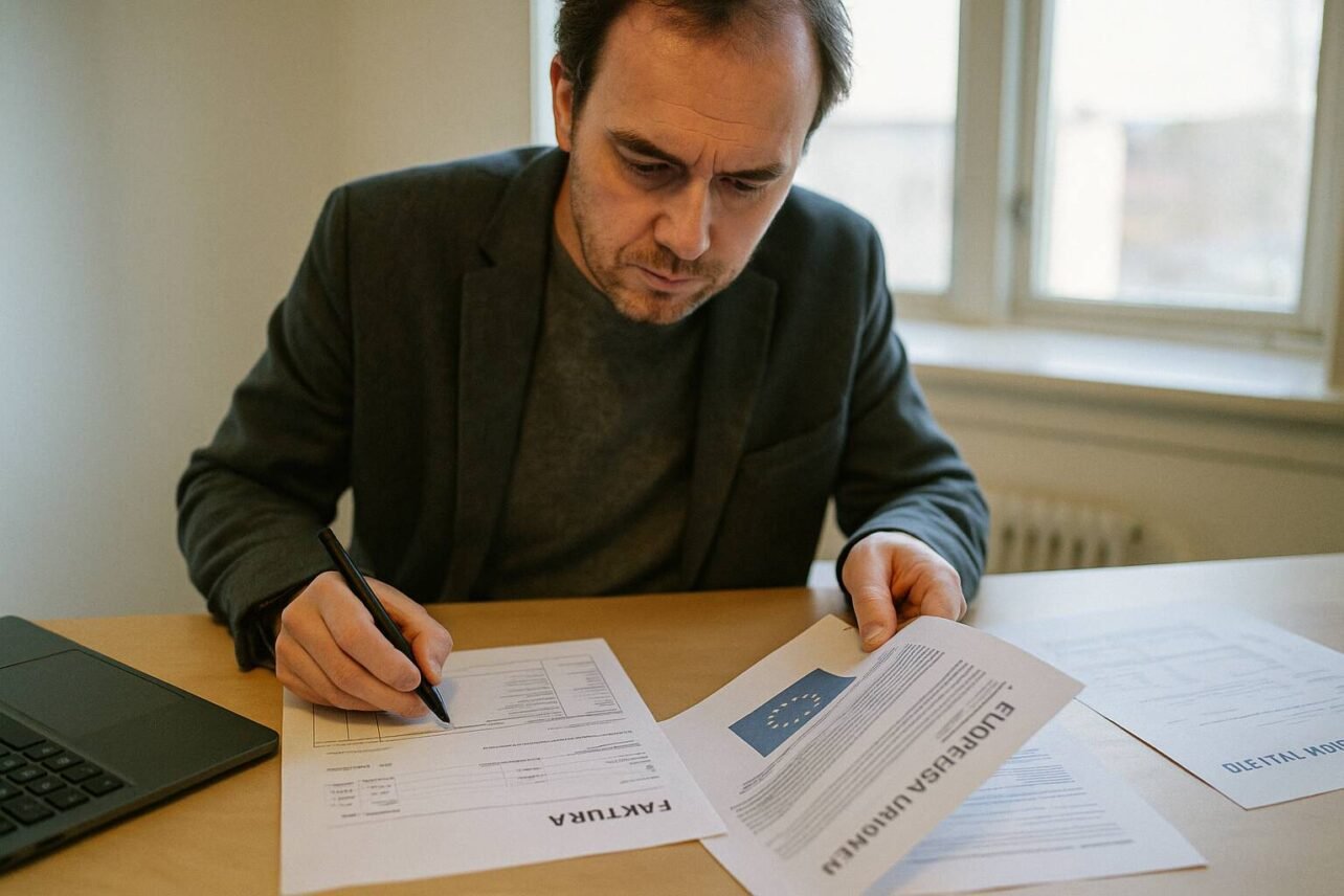 Lär dig allt om momsregistreringsnummer - från ansökan till internationell handel och EU:s nya ViDA-reform. Undvik vanliga misstag och optimera din momshantering.