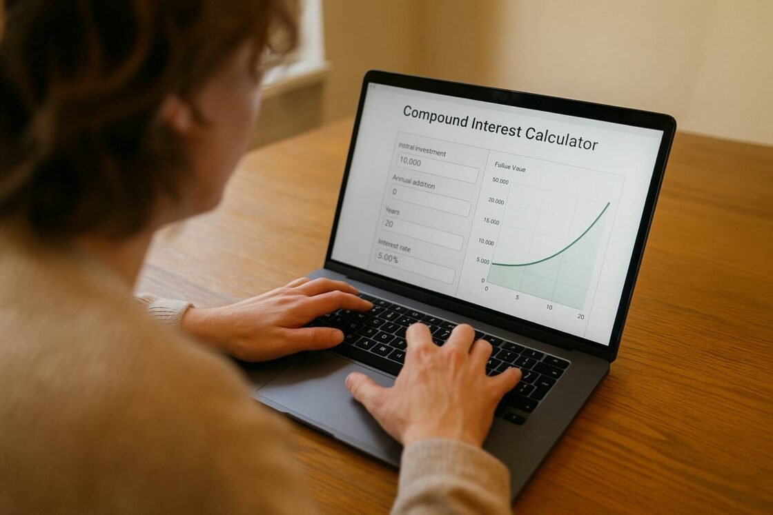 Lär dig hur ränta på ränta-effekten kan transformera ditt sparande. Använd kalkylatorer för att visualisera exponentiell tillväxt och optimera din investering.
