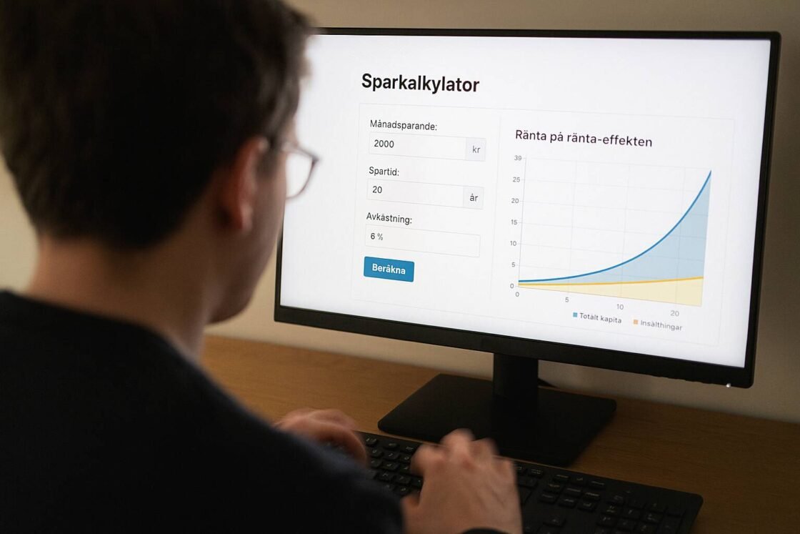 Lär dig använda sparkalkylatorer för att planera ditt sparande, förstå ränta-på-ränta och optimera avkastningen genom olika sparformer och strategier.