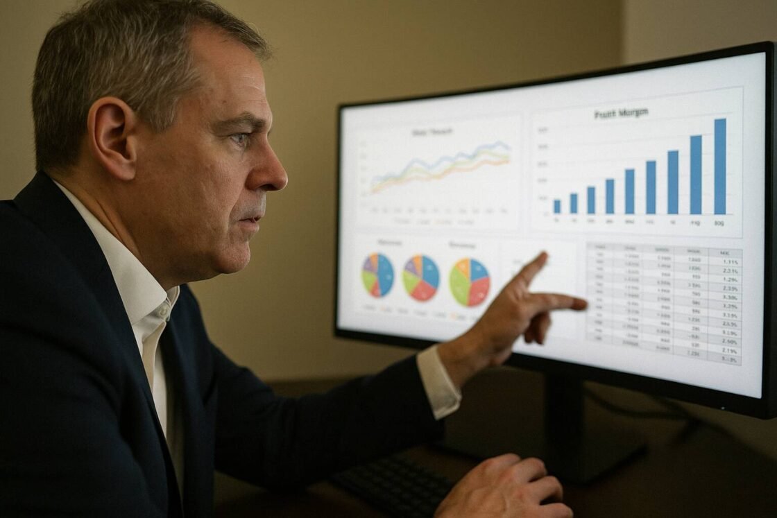 Lär dig beräkna och förbättra ditt företags vinstmarginal. Expertråd om bruttomarginal, rörelsemarginal och strategier för ökad lönsamhet.