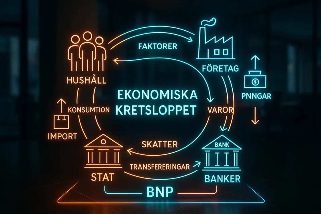 Ekonomiska Kretsloppet: En Lättförståelig Guide för Nybörjare inom Ekonomi och Investeringar2025-10-29T00:46:46.895Z